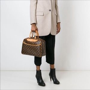 Louis Vuitton Brown and Tan Satchel